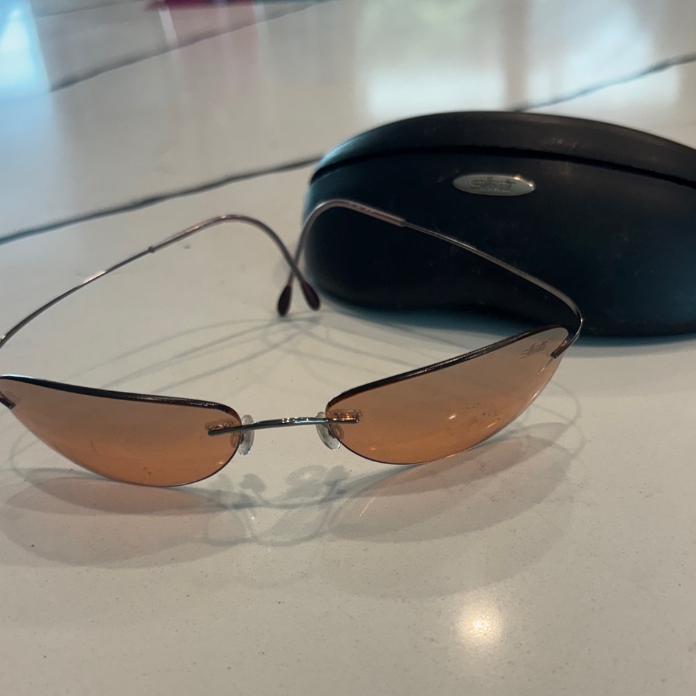 Silhouette Sunglasses with pink Lenses